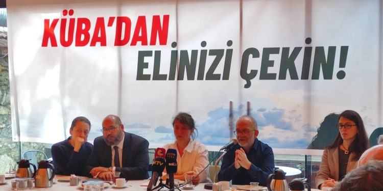 “Küba’dan Elinizi Çekin” Basın Toplantısı Gerçekleştirildi